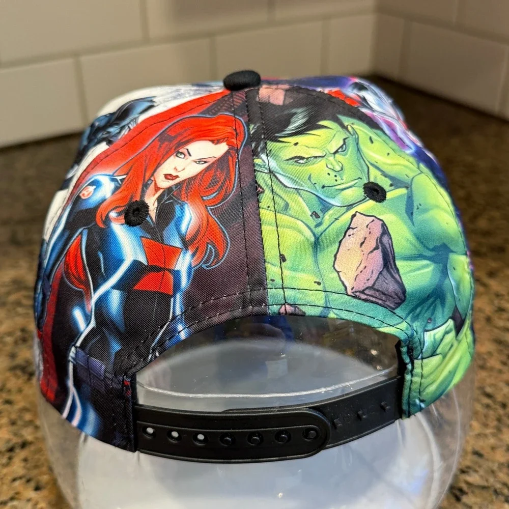 Marvel Avengers Hat Snapback Iron‎ Man Captain America Kids OSFM